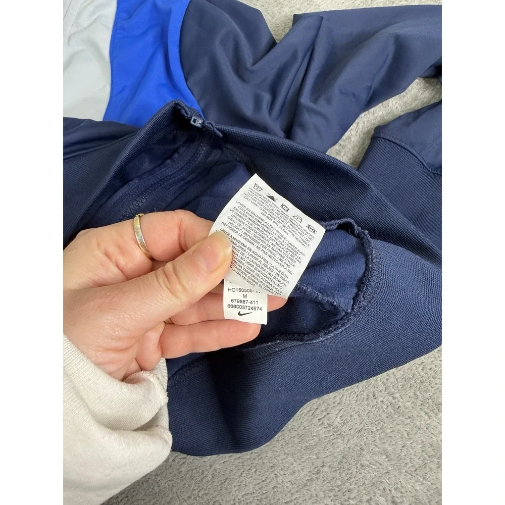 Vintage Y2K Nike Track Jacket Men's Size Medium Blue Full Zip